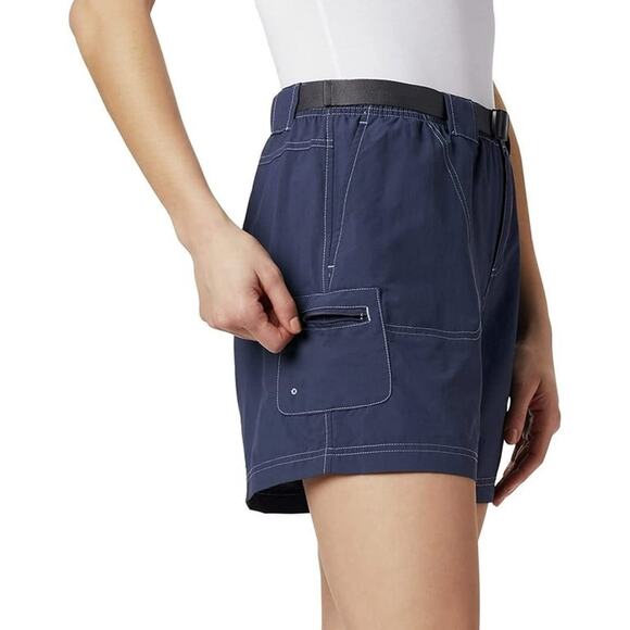 Columbia Sandy River Omni-Shade Cargo Shorts, Nocturnal Blue, Size Medium $50 - Picture 3 of 4